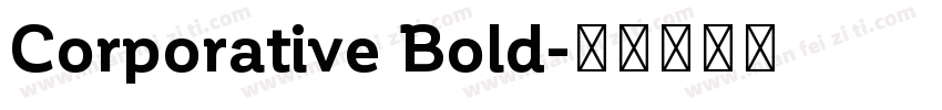 Corporative Bold字体转换